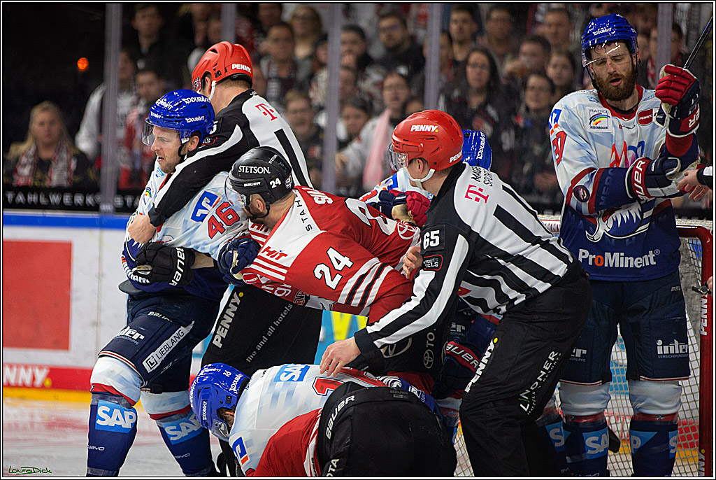 PENNY DEL; Koelner Haie-Adler Mannheim; Koeln, 21.03.2023